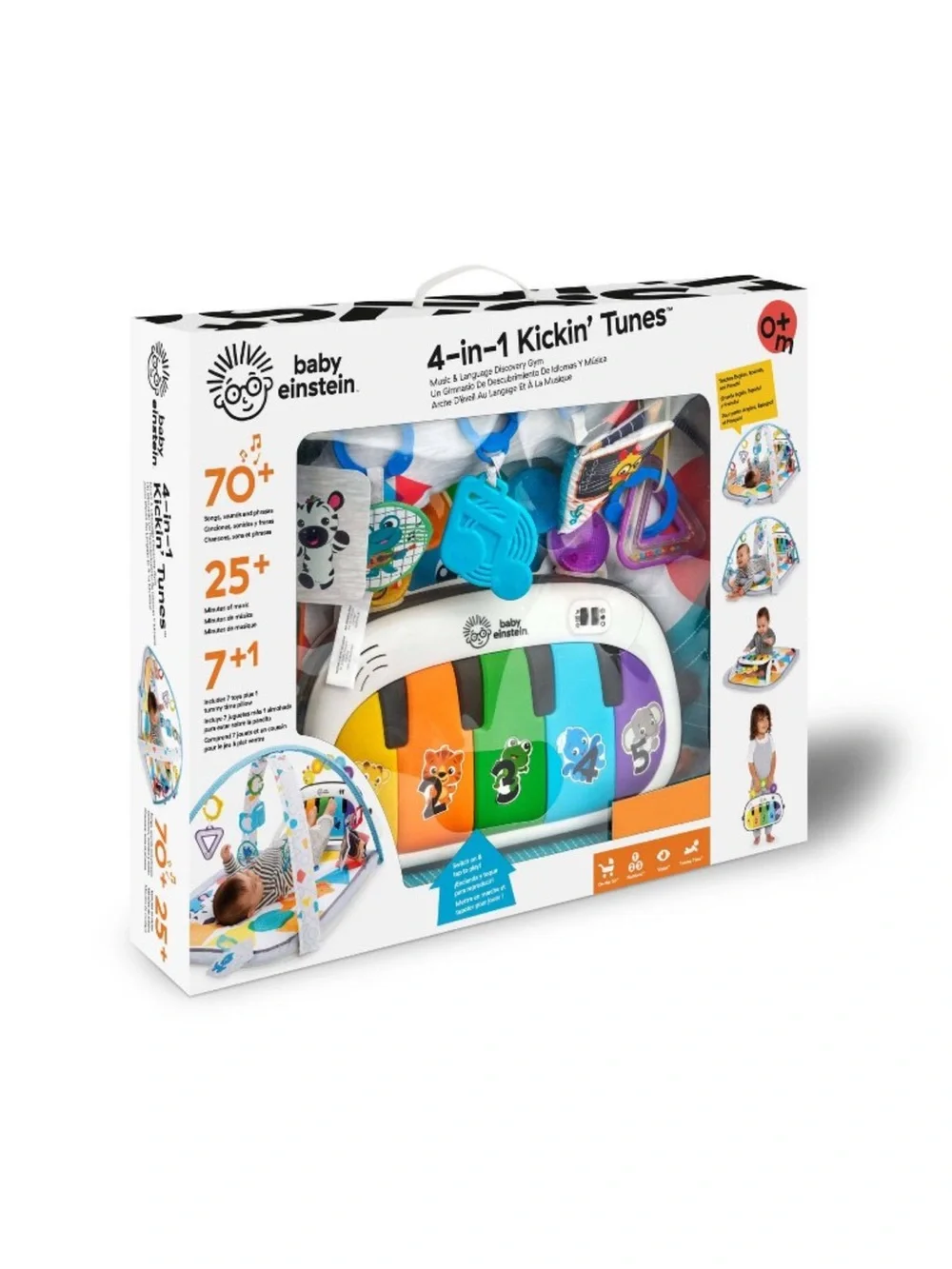 Baby Einstein 4-in-1 Kickin' Tunes Piano Activity Toy - Multicolor